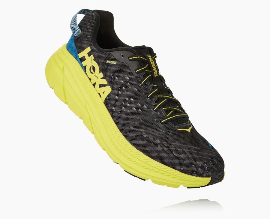 Hoka One One Tenisky Panske Čierne/Zelene - Rincon - 53091-BCRU